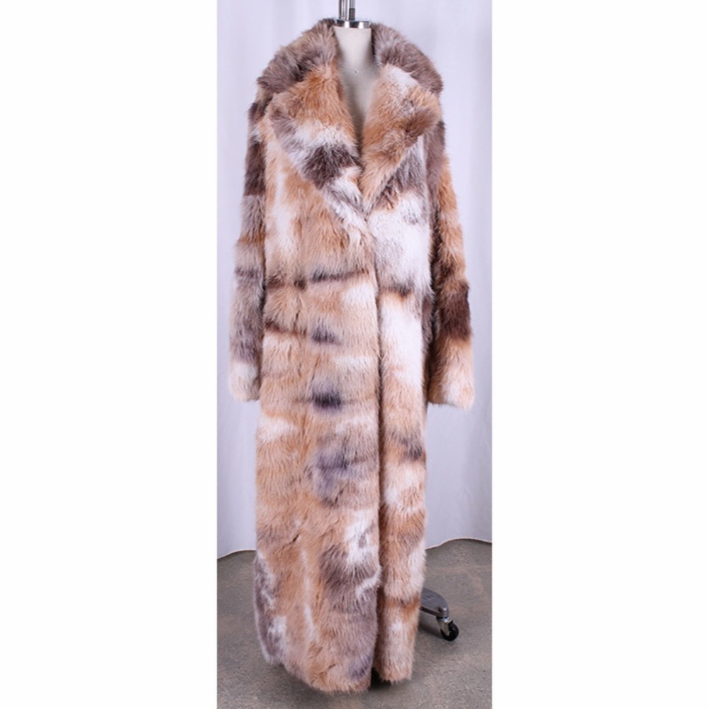 Faux Fur Coat - Picture 3 of 4